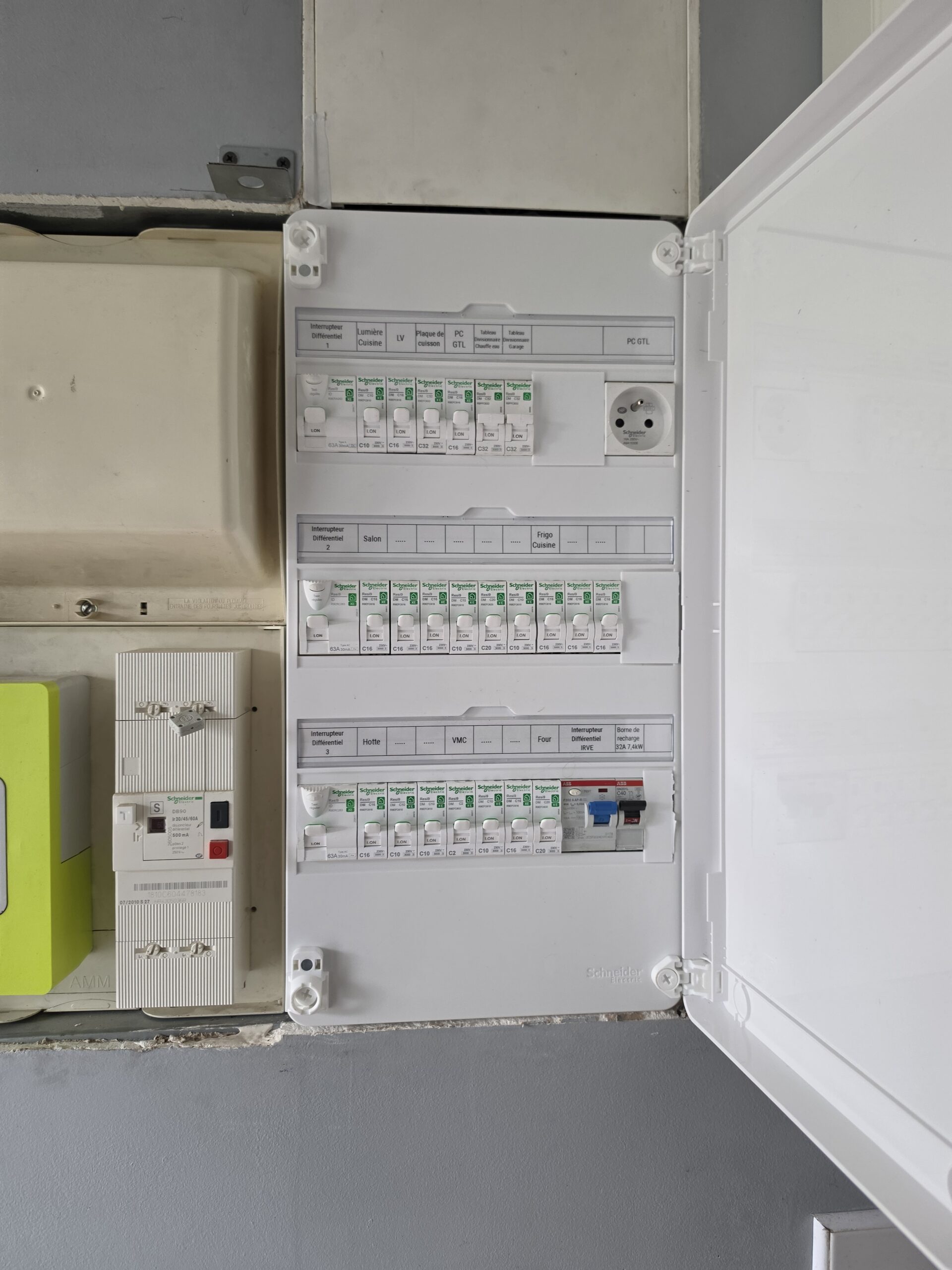 Tableau électrique neuf